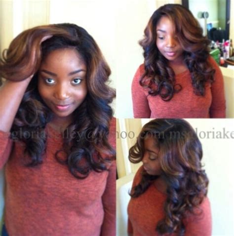 Sew In Weave Hairstyle For Black Women