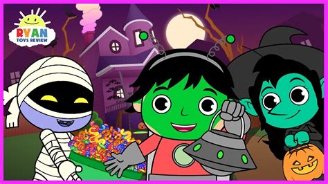 Ryan, gus, and moe were invited to bug's party!!! Ryan Halloween Trick or Treat to the Haunted House for ...
