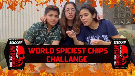 World Spiciest Jolo Chips Eating Challenge Nandini Porwal Youtube