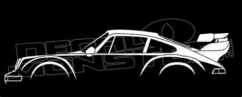 No fees, no application, no obligation needed. Porsche 911 Turbo 964 RWB Style Silhouette Decal Sticker ...