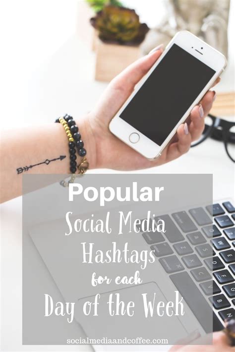 Social Media Hashtags For Every Day Of The Week Infographic Artofit