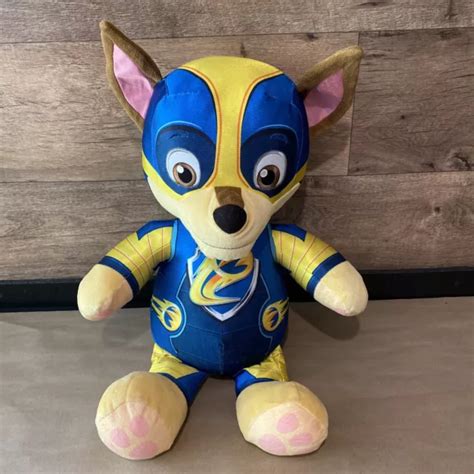 24” Paw Patrol Mighty Pups Jumbo Chase Plush 1295 Picclick