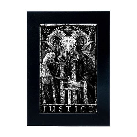 Maybe you would like to learn more about one of these? Justice Tarot Card 4x6 Print - Mortus Viventi