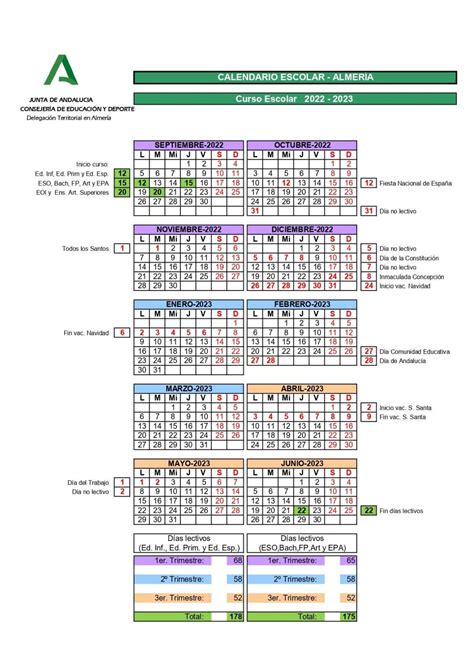 Calendario Escolar Ceip San Bernardo