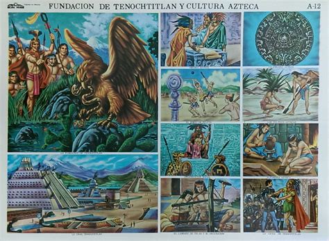 Materiales Escolares Fundación De Tenochtitlan Y La Cultura Azteca