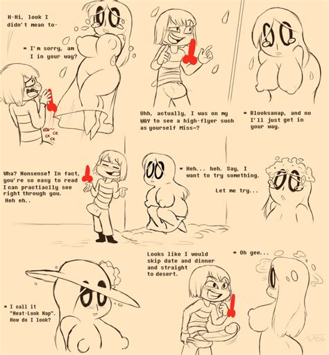 Rule 34 Breasts Comic English Text Female Frisk Ghost Human Male