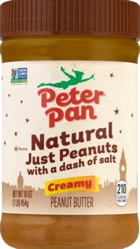 Peter Pan Natural Creamy Peanut Butter 16 Oz Kroger