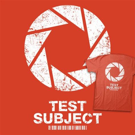 Shirtoid Aperture Science Subjects Science