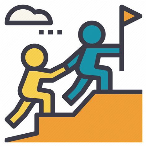 Buddy Leadership Partner Team Teamwork Help Mentor Icon Download On Iconfinder