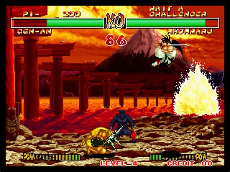 Samurai Shodown 2 Neo Geo 067 The King Of Grabs