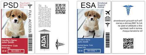 All About The Id Cards Emotional Pet Support