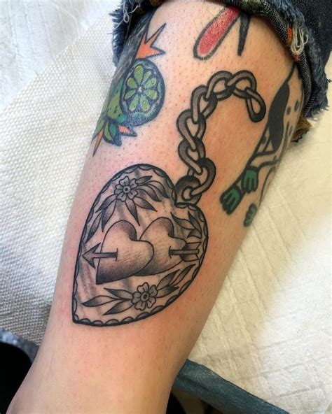 Follow Tattoowonderland On Pinterest For More Heart Locket Tattoo