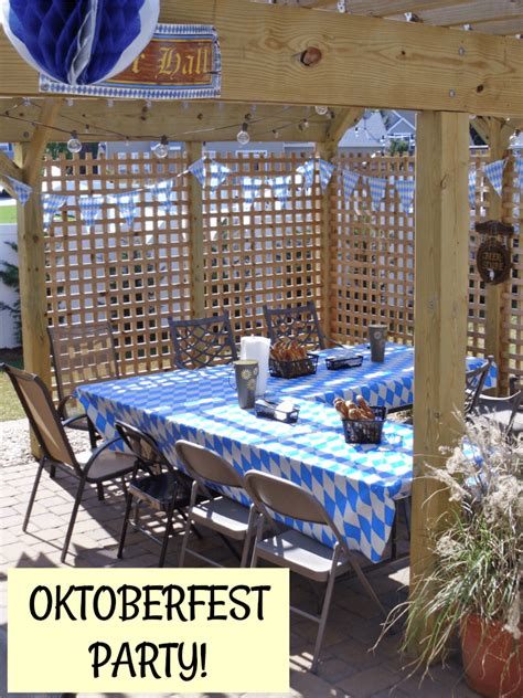 enjoy this tour of our backyard oktoberfest party with suggested menu ideas plus where to find