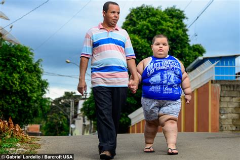 We don't keep the photo. 12 Stone Five Year Old 'Eating Himself to Death'