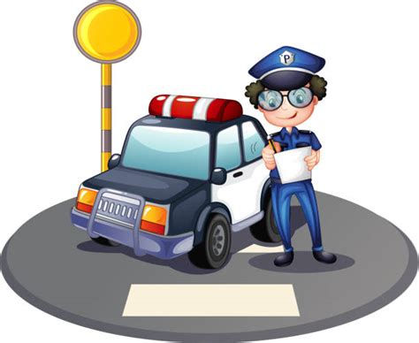 Police Writing Ticket Illustrations Royalty Free Vector Graphics