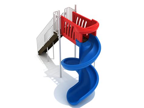 Spiral Slide 8 Foot Deck Willygoat Playgrounds