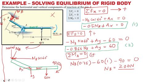 Lecture 4 Statics Equilibrium Of Rigid Body Part 2 Youtube