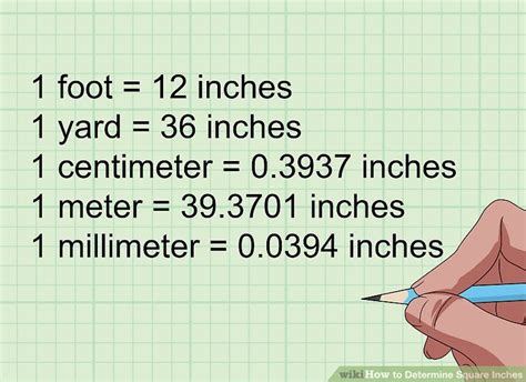1 inch is equal to 2.54 centimeters: The Easiest Way to Determine Square Inches - wikiHow