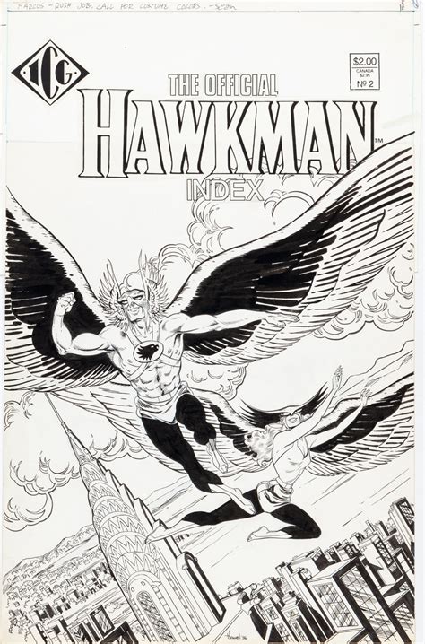 Official Hawkman Index 2 Cover By Richard Howell In Rom 2814s