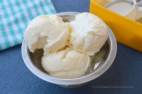 No Machine Vanilla Icecream 3 Ingredients Homemade Ice Cream Cook