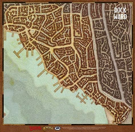 Dungeons And Dragons Rpg Waterdeep Wards Map Set Gongaii Games