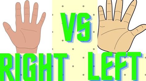 Diffrence Between Right Hand And Left Hand Youtube