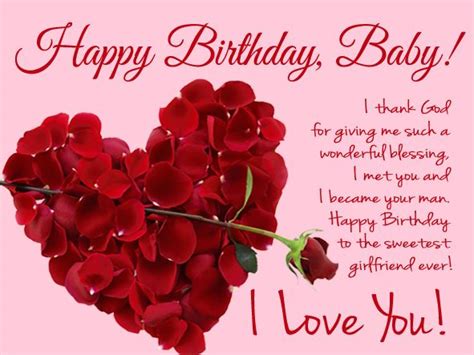 I hope this new age gives you many more pleasant memories. Romantic Birthday Wishes for Girlfriend