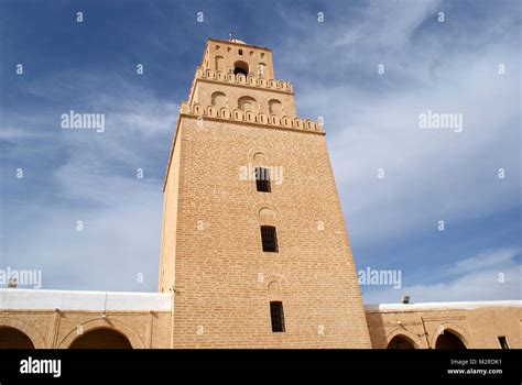 The Great Mosque Of Kairouan Kairouan Tunisia Stock Photo Alamy