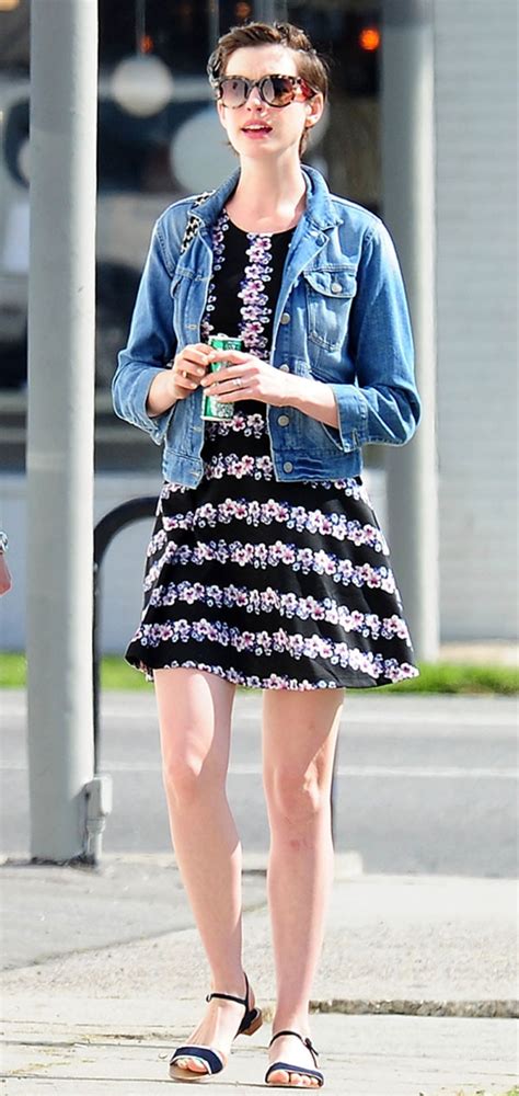 Anne Hathaway From Celebs In 90s Fashion Trends E News