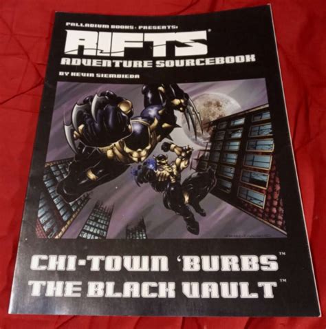 Palladium Rifts Adventure Sourcebook Chi Town Burbs The Black Vault