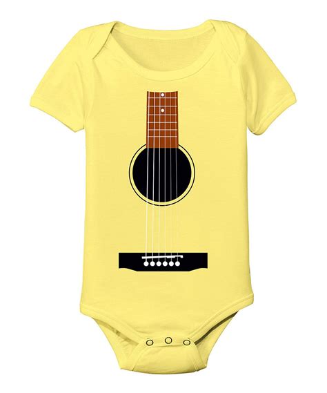 Guitar Bodysuit Infant Cute Baby Clothes Bodysuit Funny Baby Onesies