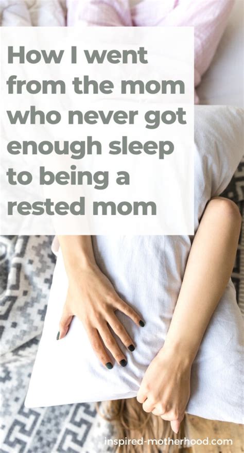 How To Find Rest For The Mom Not Getting Enough Sleep