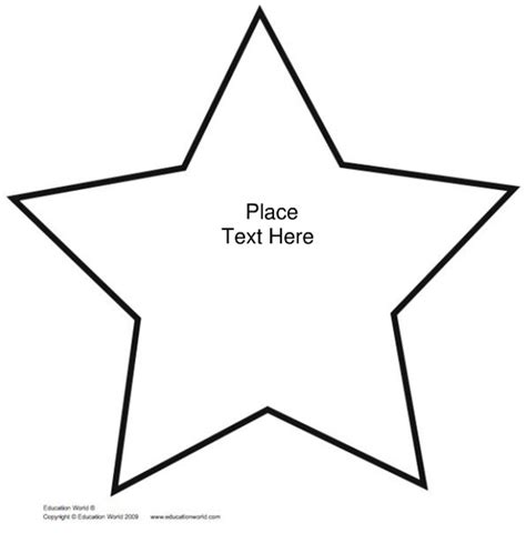 Star Shape Template Printable 9 Best Images Of Big Star Template