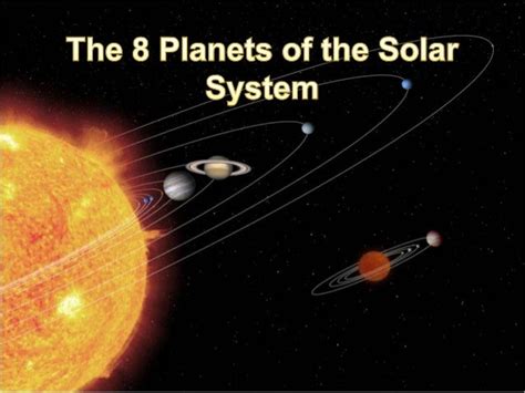 The 8 Planets Of The Solar System With Motivation