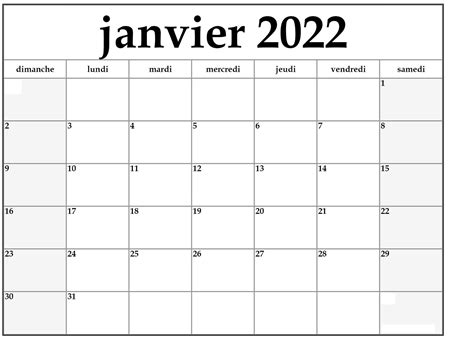 Calendrier Janvier 2022 Excel The Imprimer Calendrier
