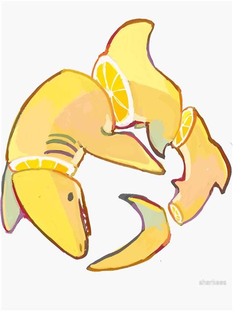 Lemon Shark Sticker By Sharkees Shark Art Cute Drawings Animal Drawings