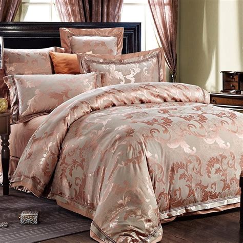 Sdesign your everyday with rose gold comforters you'll love. Luxury Rose Gold and Gray Leaf Pattern Sequin Vintage ...