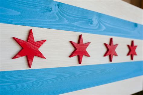 Why Is Chicagos Flag So Popular Patriot Wood