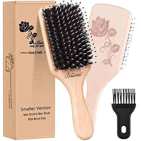 Hair Brush Boar Bristle Hairbrush For Thick Curly Long Wet Dry Detangle