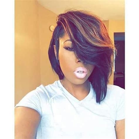 Weave hairstyles quick weave bob with bangs short quick weaves. Pin on Quick Bobs