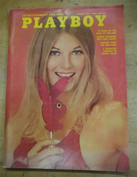 Vintage Playboy Magazine March Girls Of Holland Picclick