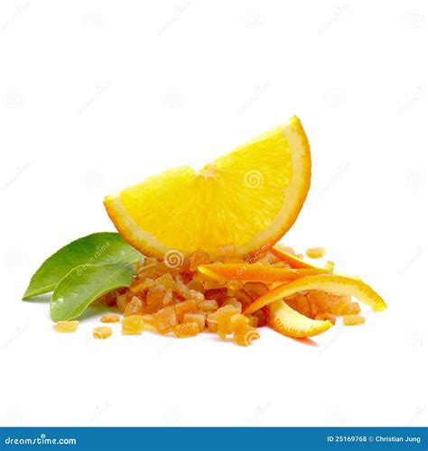 Candied Orange Peel Stock Photo Image Of Advent Baking 25169768