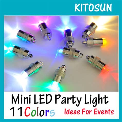 10 Pieces Lot Micro Multi Color Battery Operated Led Party Small Mini