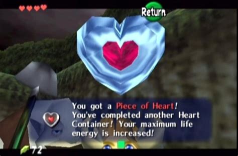 The Legend Of Zelda Ocarina Of Time Heart Piece Locations Guide