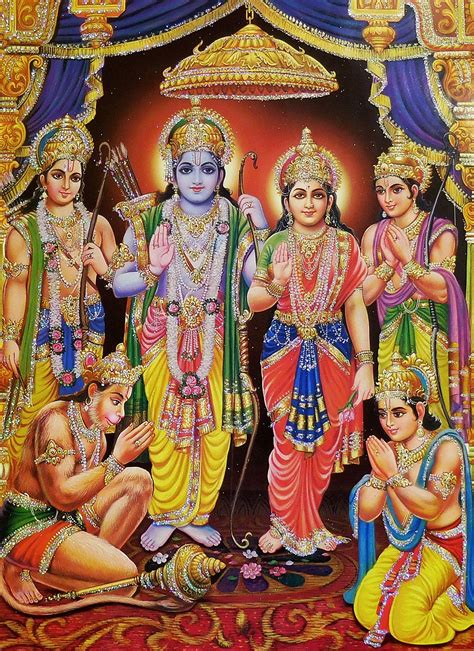 2498 8k wallpapers (8k) 7680x4320 resolution. Ram Darbar - Glitter Poster in 2020 | Lord hanuman wallpapers, Lord rama images, Ram image