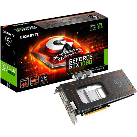 Placa Video Gigabyte Geforce Gtx 1080 Xtreme Gaming Waterforce Wb 8gb