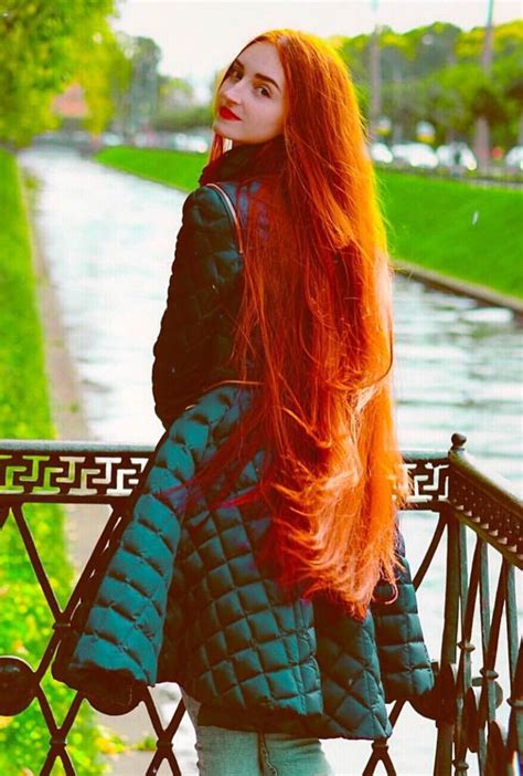 Cute Red Hair Beauty Красивые длинные волосы Очень длинные волосы