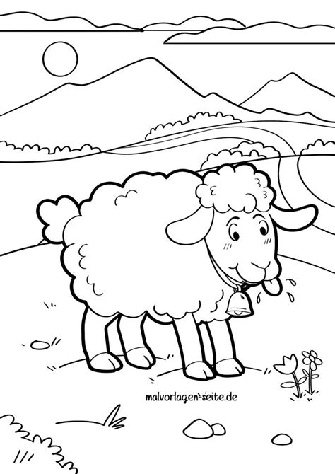 Malvorlage Schafe Malvorlagen Seite De
