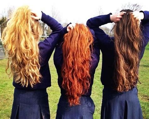 5 Reasons Why Everyone Needs A Redhead Friend Blonde And Brunette Best Friends Brunette To
