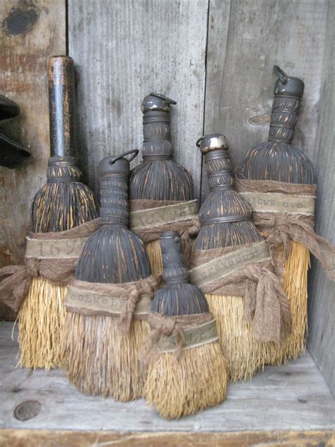 Pin By Melissa Kimmell On ~fallall Hallows Eve~ Brooms Primitive
